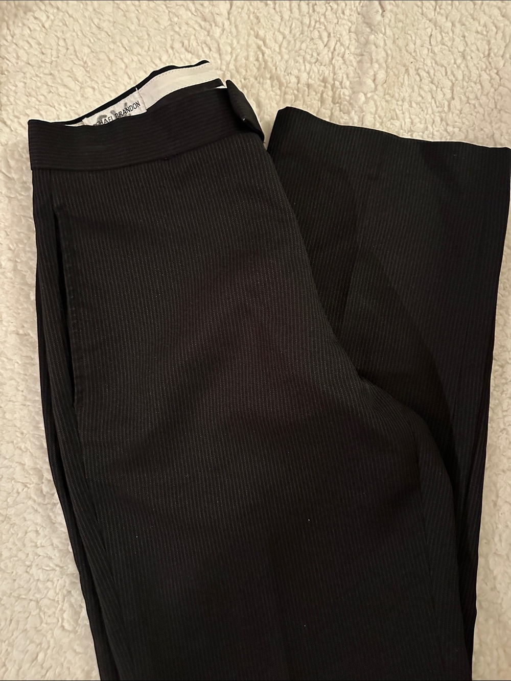 Michael Brandon Pinstripe Dress Pants